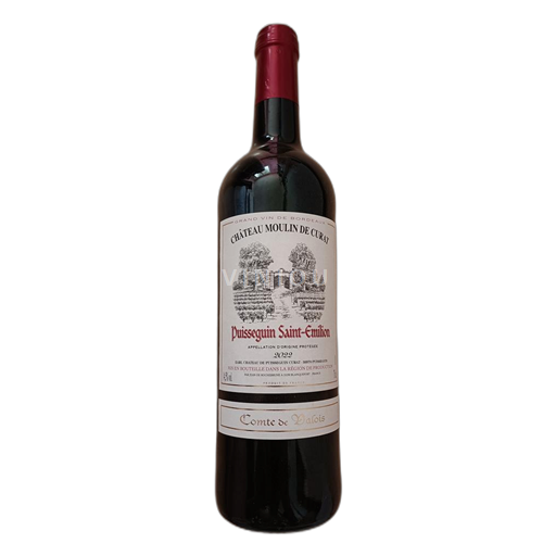 Bordeaux Puisseguin-saint-émilion Château Moulin de Curat Comte de Valois 2022