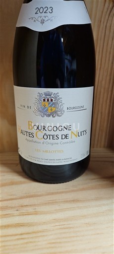 Bourgogne Hautes Côtes de Nuits Les Millottes 2023