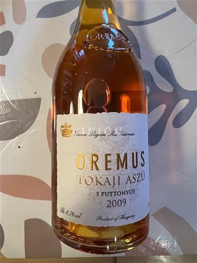 Tokaj No especificado Oremus 5 Puttonyos 2009