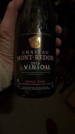 Vina Blanc demi-sec Château Mont-Redon 2016 Francija Rona dolina Châteauneuf-du-Pape AOC