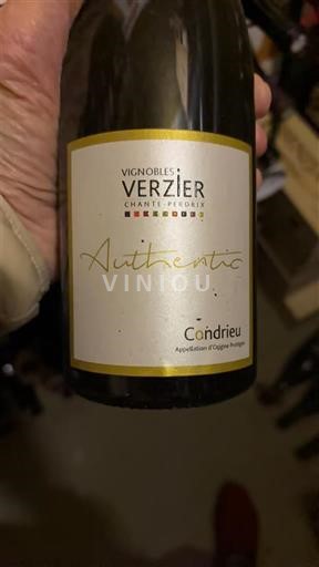 Vallée du Rhône Condrieu Vignobles Verzier Authentic 2019