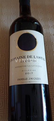 Langvedok Minervois-la-Livinière Domaine L'Ostal Grand Vin 2017