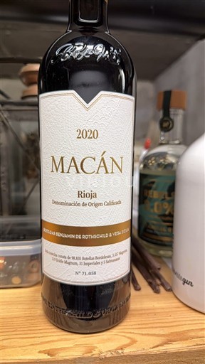 La Rioja Rioja Bodegas Benjamin de Rothschild & Vega Sicilia Macán 2020