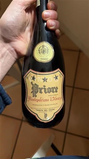 Abruci Montepulciano d'Abruzzo Tenuta del Priore Priore 2000