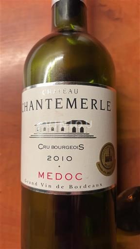Bordeaux Médoc Château Chantemerle 2010