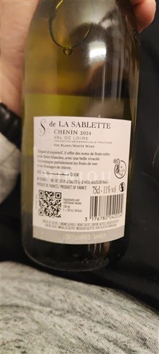 Loirevallei De La Sablette Chenin 2024