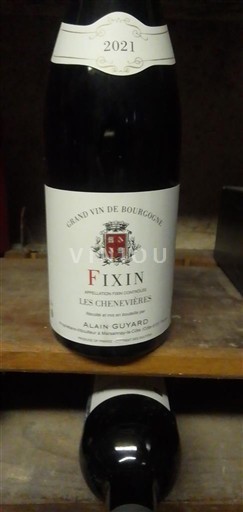 Borgonha Fixin Alain Guyard Les Chenevières 2021