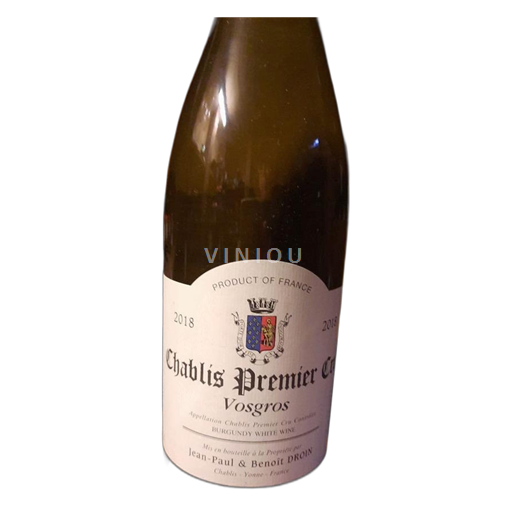 Bourgogne Chablis Premier Cru Jean-Paul & Benoît Droin Vosgros 2018