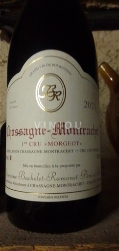 Burgundi Chassagne-Montrachet Premier Cru Domaine Bachelet-Ramonet Père et Fils 1er Cru Morgeot 2021