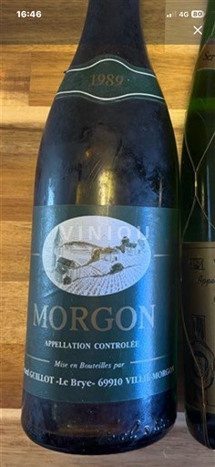 Beaujolais Morgon Guilot-Le Brye 1989