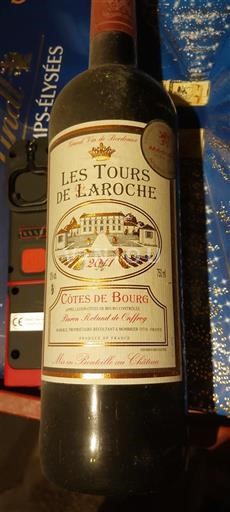 Vine Rouge sec Les Tours de Laroche 2011 Frankrig Bordeaux Côtes-de-bourg AOC