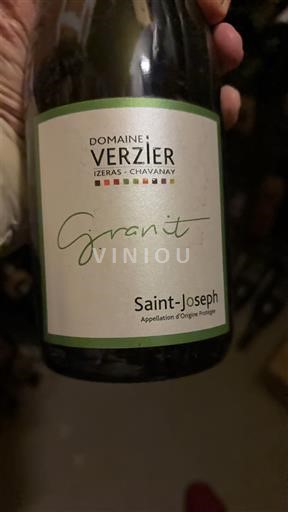 Rhônedalen Saint-Joseph Domaine Verzier Granit 2019