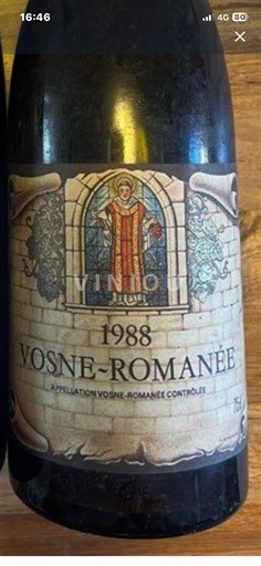 Borgogna Vosne-Romanée Domaine Mugneret-Gibourg 1988