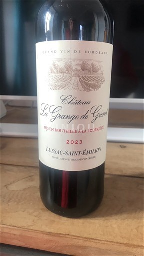 Bordeaux Lussac-saint-émilion Château La Grange de Grenet 2023