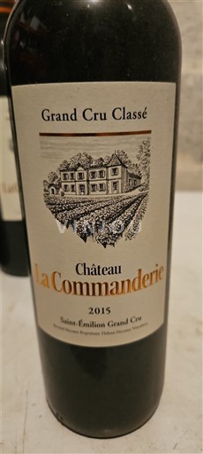 Burdeos Saint-Émilion Gran Cru Grand Cru Château La Commanderie 2015