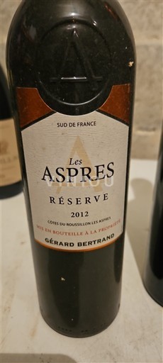 Roussillon Không được chỉ định Gérard Bertrand Les Aspres Réserve 2012