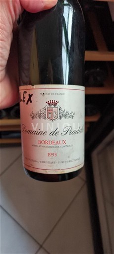Burdeos Bordeaux Domaine Padelle 1993