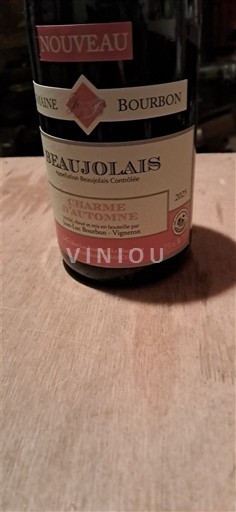 Beaujolais Domaine Bourbon Charme d'Automne 2023
