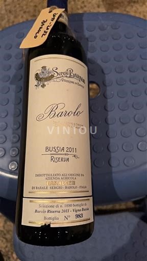 Piamonte Barolo Sergio Barale Bussia Riserva 2011