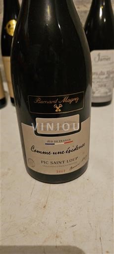 Langvedok Pic-saint-loup Bernard Magrez Comme une évidence 2017