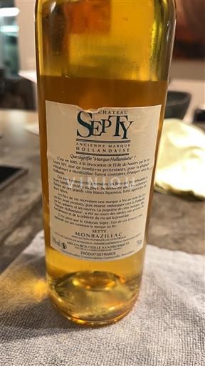 Tây Nam Monbazillac Château Septy 2011