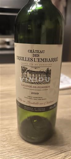 Bordeaux Lalande-de-Pomerol Château S Treilles l'Embarré 2019