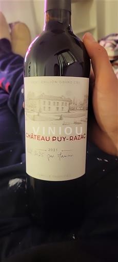 Burdeos Saint-Émilion Gran Cru Château Puy-Razac 004425 2021