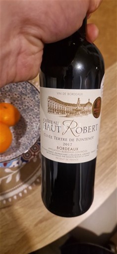Burdeos Bordeaux Château Haut Robert Terre de Fontenot 2017