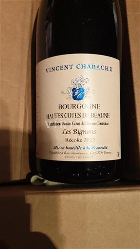 Burgund Hautes Côtes de Beaune Vincent Charache Les Bignons 2022