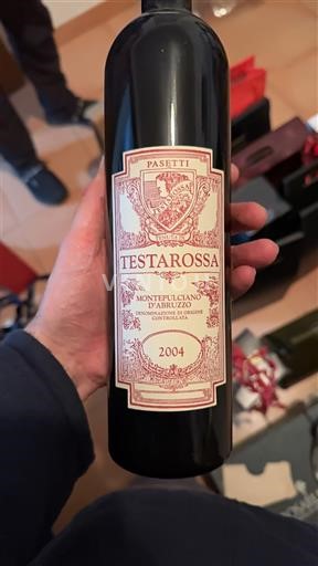 Abruzzerne Montepulciano d'Abruzzo Pasetti Testarossa 2004