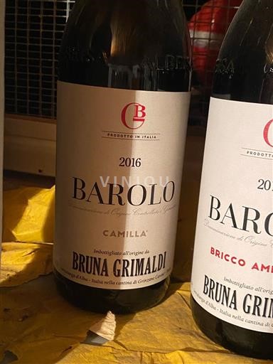 Piemonte Barolo Bruna Grimaldi Camilla 2016