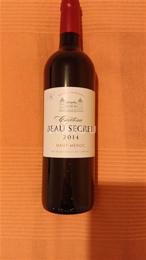 Bordeaux Haut-Médoc Château Beau Secret 2014