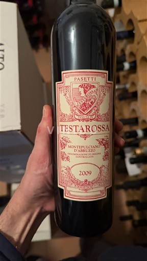 Abruzzerne Montepulciano d'Abruzzo Pasetti Testarossa 2009