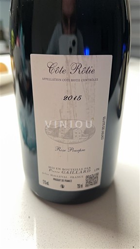 Rhônevallei Côte-rôtie Domaine Pierre Gaillard Rose Pourpre 2015