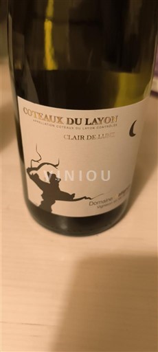 Thung lũng sông Loire Coteaux-du-layon Domaine Montgilet Clair de Lune 2022