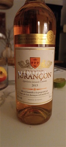 Tây Nam Jurançon La Cave d'Augustin Florent 2015