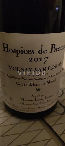 Bourgogne Ikke specificeret Hospices de Beaune Jehan de Massol 2017