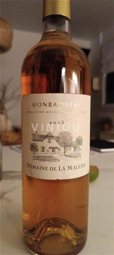 Lounais-Ranska Monbazillac Domaine La Malette 2015