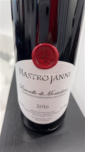 Toscana Brunello di Montalcino Mastrojanni 2016
