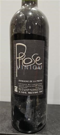 Languedoc Coteaux du Languedoc Domaine La Prose Prose 2009