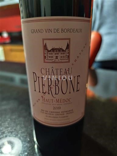 Bordeaux Haut-Médoc Château Pierbone 2019