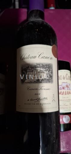 Burdeos Saint-Émilion Gran Cru Grand Cru Château Canon 2014