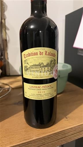 Bordeaux Listrac-Médoc Tradition de Lalande Prestige 2019