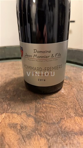 Burgundy Pommard Premier Cru Domaine Jean Monnier & Fils 2016