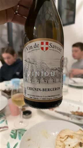 Saboya y Bugey Chignin-Bergeron Inconnu Sin añada