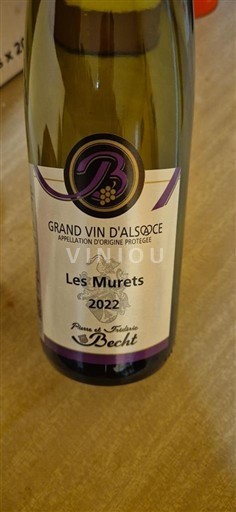 Alsácia Château Pierre et Frédéric Becht Les Murets 2022