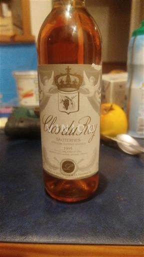 Bordeaux Sauternes Clos du Roy 1998
