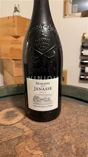 Vina Rouge sec Domaine La Janasse 2014 Francija Rona dolina Châteauneuf-du-Pape AOC