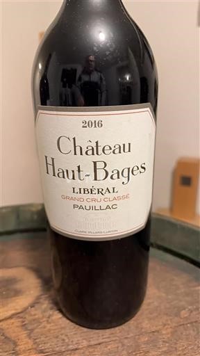 Bordeaux Pauillac Château Haut-Bages Libéral 2016