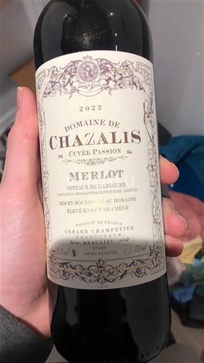 Alpes và các vùng Rhodanien Coteaux de l'Ardèche Domaine Chazalis Passion 2022